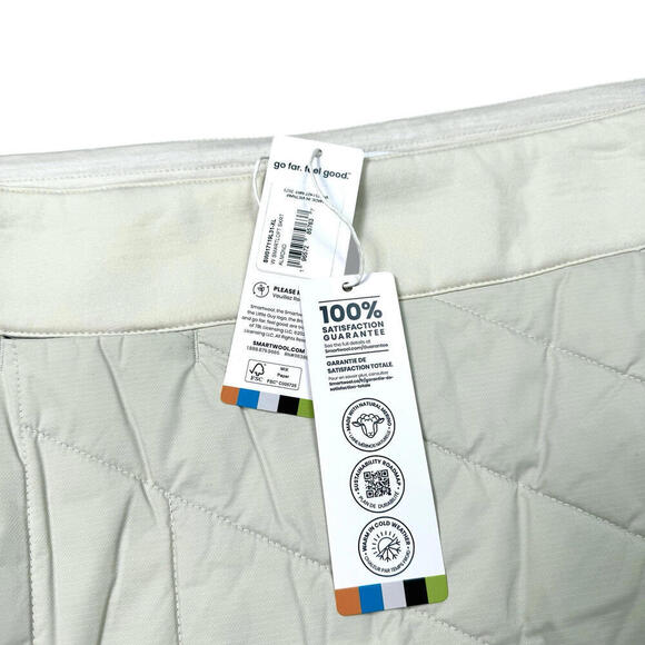NWT Smartwool Women’s Smartloft Skirt Almond Quilted Insulated Size XL Wool $120 - Picture 4 of 12